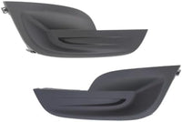 Set Of 2 Front Fog Light Cover Textured Left Driver & Right Passenger Side Direct Replacement Compatible With 2013-2015 Nissan Altima NI1038114 NI1039114 622563TA0A 622573TA0A