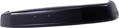 Front Bumper Primed Without Pad Holes And Bumper Cut Outs Direct Replacement Compatible With 1992-1996 Ford Bronco / 1992-1997 Ford F- Series FO1002340 F2TZ17757D