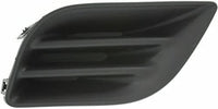 Set Of 2 Front Fog Light Cover Textured Right Passenger & Left Driver Side Direct Replacement Compatible With 2012-2014 Nissan Versa NI1039128 NI1038128 622563BA0A 622573BA0A