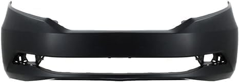 Front Bumper Cover Primed With Fog Light Holes Direct Replacement Compatible With 2011-2017 Honda Odyssey HO1000293 04711TK8A91ZZ
