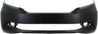 Front Bumper Cover Primed With Fog Light Holes Direct Replacement Compatible With 2011-2017 Honda Odyssey HO1000293 04711TK8A91ZZ