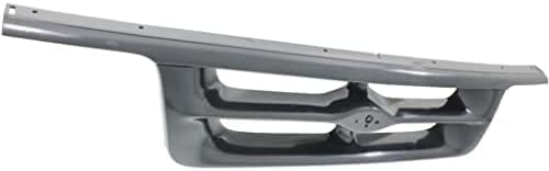 Front Grille Primed Shell And Insert Direct Replacement Compatible With 1995-1997 Ford Ranger FO1200309 F57Z8200BA