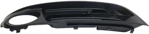 Set Of 2 Front Fog Light Molding Primed Plastic With Holes Left Driver & Right Passenger Side Direct Replacement Compatible With 2014-2016 BMW 5-Series BM1039167 BM1038167 51117331730