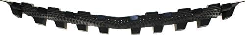 Front Upper Grille Primed Shell And Insert + Molding Chrome Direct Replacement Compatible With 2008-2012 Chevrolet Malibu GM1200601 GM1210114 15823699 15823701