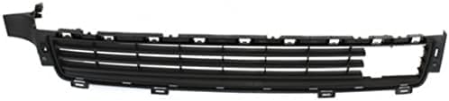 Front Bumper Center Grille Garnish Black Plastic Direct Replacement Compatible With 2008-2017 Toyota Sequoia TO1036132 527110C030
