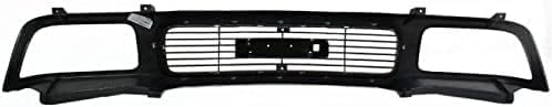 Front Grille Silver Shell And Painted Gray Insert Direct Replacement Compatible With 1994-1997 GMC Sonoma / 1995-1997 Jimmy GM1200355 15647633