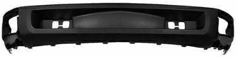 Front Bumper Impact Bar Chrome Steel + Lower Valance Air Deflector Textured with Tow Hook Holes Direct Replacement Compatible With 2007-2013 Chevrolet Silverado 1500 GM1092192