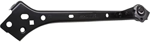 Set Of 2 Front Upper Radiator Support Tie Bar Extension Steel Left Driver & Right Passenger Side Direct Replacement Compatible With 2016-2019 Chevrolet Cruze GM1225351 GM1225350