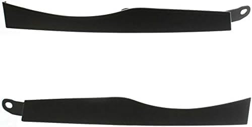 Set Of 2 Front Head Light Lower Filler Primed Plastic Left Driver & Right Passenger Side Direct Replacement Compatible With 2005-2011 Toyota Tacoma TO1089110 TO1088110