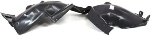 Set Of 2 Front Fender Liner Plastic Left Driver & Right Passenger Side Direct Replacement Compatible With 2007-2015 Mini Cooper MC1248102 MC1249102 51717207578-PFM 51717207577-PF