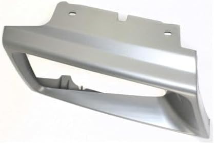Set Of 2 Front Headlight Door Bezel Argent Plastic Right & Left Side Direct Replacement Compatible With 1992-1996 Ford E-Series Econoline Van FO2513141 FO2512141 F2UZ13064A F2UZ13064B