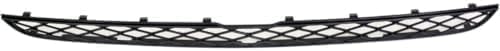 Front Bumper Upper Grille Textured Plastic Direct Replacement Compatible With 2008-2014 BMW X6 / 2007-2013 X5 BM1036117 51117159597