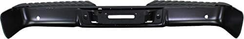 Rear Bumper Face Bar Steel With Pads Direct Replacement Compatible With 2004-2006 Ford F-150 FO1103120