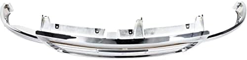 Front Grille Chrome Shell & Insert Direct Replacement Compatible With 2003-2006 GMC Sierra 1500/2003-2004 2500 19130791-PFM