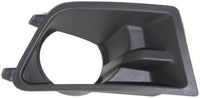 et Of 2 Front Fog Light Molding Textured Plastic Left Driver & Right Passenger Side Direct Replacement Compatible With 2010-2012 Ford Mustang FO1039138 FO1038138