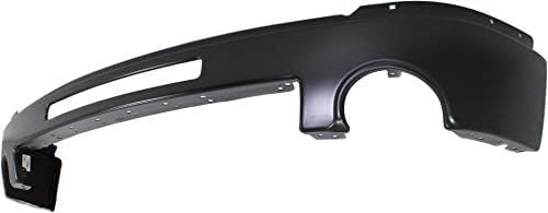 Front Bumper Face Bar Primed With Air Intake And Fog Light Holes Direct Replacement Compatible With 2007-2013 GMC Sierra 1500 GM1002832 15901510