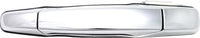 Rear Exterior Door Handle Chrome Left Driver Side Direct Replacement Compatible with 2007-2013 Chevrolet Silverado 1500 2500 3500HD GM1520130 22738725
