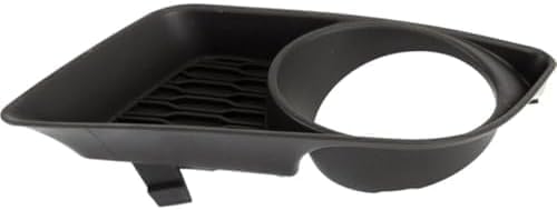 Set Of 2 Front Fog Light Moldings Textured Plastic Right Passenger & Left Driver Side Direct Replacement Compatible With 2011-2014 Dodge Charger CH1039133 CH1038133 68092572AA