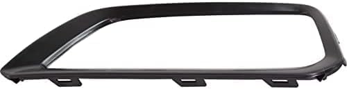 Set Of 2 Front Headlight Bezel Plastic Right Passenger & Left Driver Side Direct Replacement Compatible With 2018-2021 Hyundai Kona HY1039135 HY1038135 86564J9000 86563J9000