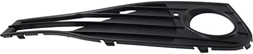 Set Of 2 Front Fog Light Molding Textured Plastic Left Driver & Right Passenger Side Direct Replacement Compatible With 2014-2020 BMW 4-Series BM1038194 BM1039194