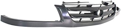 Front Grille Assembly Textured Shell And Insert Plastic Direct Replacement Compatible With 2001-2003 Toyota Sienna TO1200239 5310008030J0