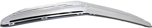 Front Grille Assembly Chrome Shell with Gray Insert Plastic Direct Replacement Compatible With 2010-2013 Mercedes Benz E-Class MB1200149 21288008839040