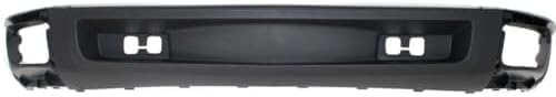 Front Bumper Impact Bar Steel + Lower Valance Air Deflector + Extension + End Caps + Headlights Left & Right Side Direct Replacement Compatible With 2007-2013 Chevrolet Silverado 1500