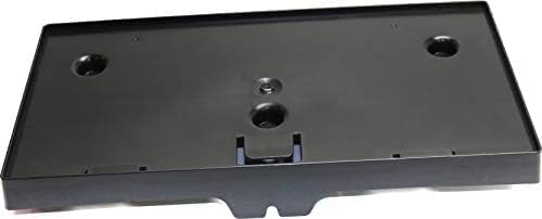 Front License Plate Bracket Textured Plastic with Auto Cruise Control Direct Replacement Compatible with 2017-2018 Hyundai Elantra HY1068105 86519F2020