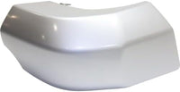 Set Of 2 Rear Bumper End Cap Painted Silver Plastic Left Driver & Right Passenger Side Direct Replacement Compatible With 2007-2014 Toyota FJ Cruiser TO1105121 TO1104121