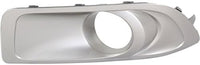 Set Of 2 Front Fog Light Trim Primed Plastic Left Driver & Right Passenger Side Direct Replacement Compatible With 2010-2012 Subaru Outback SU1038101 SU1039101 57731AJ42A 57731AJ43A
