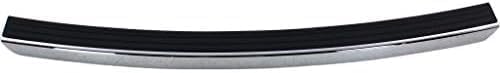 Rear Bumper Step Pad With Chrome Trim Plastic Direct Replacement Compatible With 2011-2017 Jeep Compass/Patriot CH1144101 68091514AA