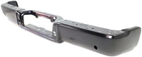 Rear Step Bumper Face Bar Primed Steel With Rear Object Sensor Holes Direct Replacement Compatible With 2006-2008 Ford F-150 / Lincoln Mark LT FO1102360 8L3Z17906EPTM