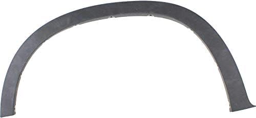 Front Fender Trim Molding Wheel Arch Primed Left Driver Side Direct Replacement Compatible With 2007-2013 BMW X5 BM1290100 51777158427