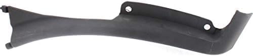 Set Of 2 Front Wheel Opening Molding Lower Extension Primed Left Driver & Right Passenger Side Direct Replacement Compatible With 1996-2023 Chevrolet Express/GMC Savana GM1243108