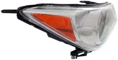 Set Of 2 Front Head Light Assembly Plastic Left Driver & Right Passenger Side Direct Replacement Compatible With 2014-2016 Subaru Forester SU2503145 SU2502145 84001SG081 84001SG091