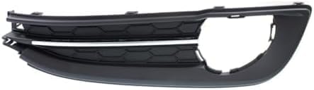 Set Of 2 Fog Light Molding Primed Plastic Left Driver & Right Passenger Side Direct Replacement Compatible With 2013-2014 Honda Civic HO1039115 HO1038115 71106TR7A51 71107TR7A51