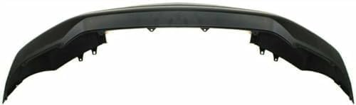 Front Bumper Cover Primed With Fog Light Holes & Without Parking Aid Sensor Holes Direct Replacement Compatible With 2007-2013 Toyota Tundra TO1000332 521190C944