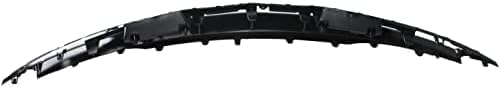 Front Bumper Lower Grille Painted Silver Black Plastic Direct Replacement Compatible With 2012-2013 Mazda 3 MA1036118 BGV8501T2C