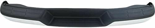Step Bumper Face Bar & Pad Without Mounting Bracket Chrome Direct Replacement Compatible With 1996-2023 Chevrolet Express/GMC Savana GM1103142 25962249