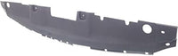 Front Upper Radiator Support Cover Textured Plastic Direct Replacement Compatible With 2012-2017 Hyundai Accent HY1224102 863521R000