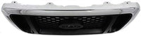 Front Grille Chrome Shell With Honeycomb Insert Plastic Direct Replacement Compatible With 2004-2005 Ford Ranger FO1200453 4L5Z8200EAA