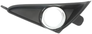 Set Of 2 Front Fog Light Cover Textured Plastic Left Driver & Right Passenger Side Direct Replacement Compatible With 2014-2023 Lexus GX460 LX1038123 LX1039123 5204060090 5203060040