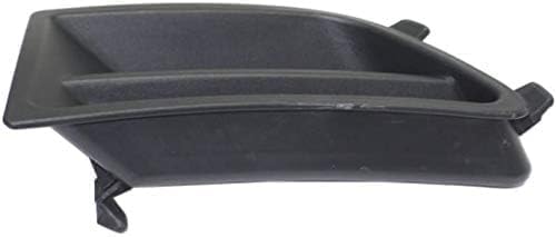 Set Of 2 Front Fog Lamp Cover Textured Without Fog Lights Hole Left Driver & Right Passenger Side Direct Replacement Compatible With 2010-2012 Ford Mustang FO1039137 FO1038137