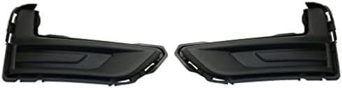 Set Of 2 Front Fog Light Cover Textured Left Driver & Right Passenger Side Direct Replacement Compatible With 2017-2020 Nissan Rogue NI1039148 NI1038148 622566FL0A 622576FL0A