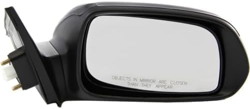 Set Of 2 Front Power Mirror Non-Folding Non-Heated Primed Plastic Left Driver & Right Passenger Side Direct Replacement Compatible With 2005-2010 Scion tC SC1320102 SC1321102