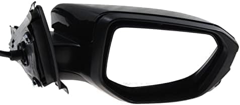 Front Power Mirror Manual Folding Heated Primed Right Passenger Side Direct Replacement Compatible With 2016-2021 Honda Civic HO1321284 76208TBCA03ZA-PFM 76208TBGA02ZA-PFM