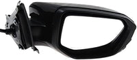 Front Power Mirror Manual Folding Heated Primed Right Passenger Side Direct Replacement Compatible With 2016-2021 Honda Civic HO1321284 76208TBCA03ZA-PFM 76208TBGA02ZA-PFM