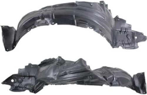Set of 2 Front Fender Liner Right Passenger & Left Driver Side Direct Replacement Compatible With 2010-2012 Lexus HS250h LX1249111 LX1248111 5380575020 5380675020