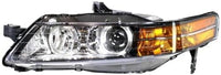 Set Of 2 Front Headlight Assembly Lens And Housing Right Passenger & Left Driver Side Direct Replacement Compatible With 2007-2008 Acura TL AC2502113 AC2503113 33151SEPA22 33101SEPA22