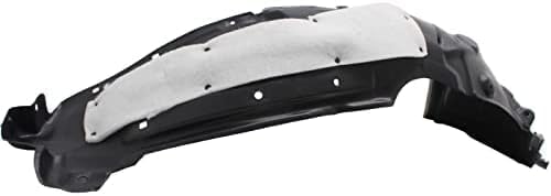 Set Of 2 Front Fender Liner Right Passenger & Left Driver Side Direct Replacement Compatible With 2017-2019 Toyota Corolla TO1248210 TO1249210 5387602660 5387502610